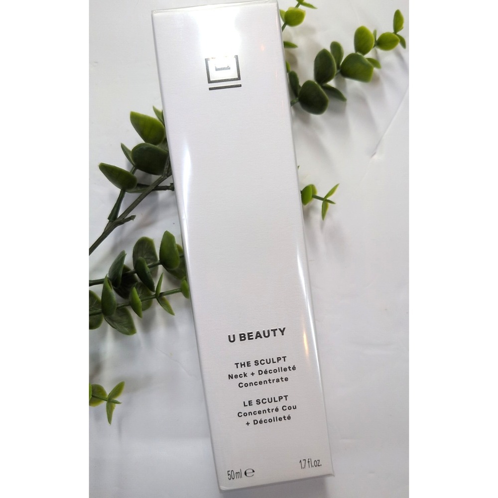 NEW SEALED IN BOX😍U Beauty The SCULPT Neck + Décolleté Concentrate 1.7oz Legit